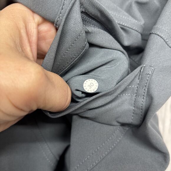 Mens Size 30 Lululemon Warpstreme Pants Grey EUC - Picture 6 of 6